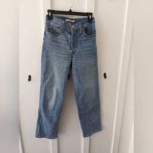 Levi's ribcage straight jeans